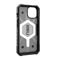 Thumbnail for UAG Clear Pathfinder Magsafe Case for iPhone 15 - Ash