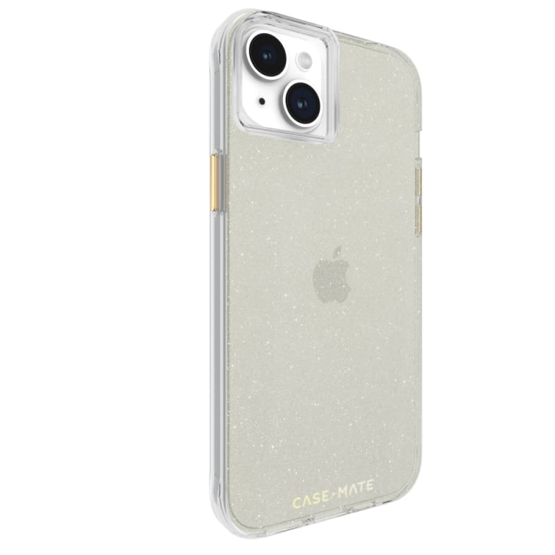 Case-Mate Sheer Crystal Case For iPhone 15 Plus - Gold