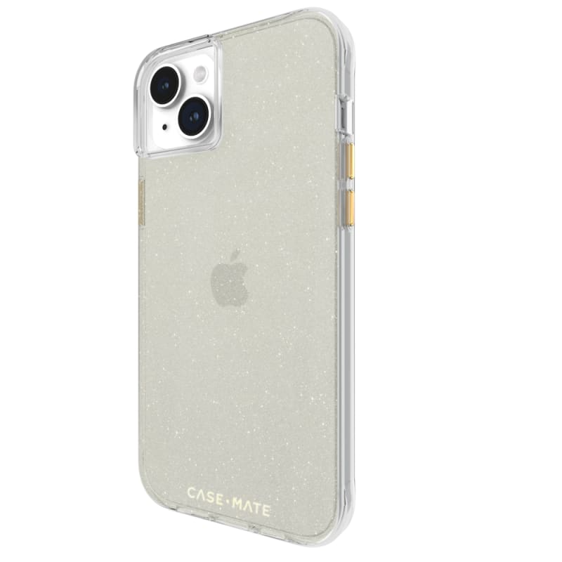 Case-Mate Sheer Crystal Case For iPhone 15 Plus - Gold