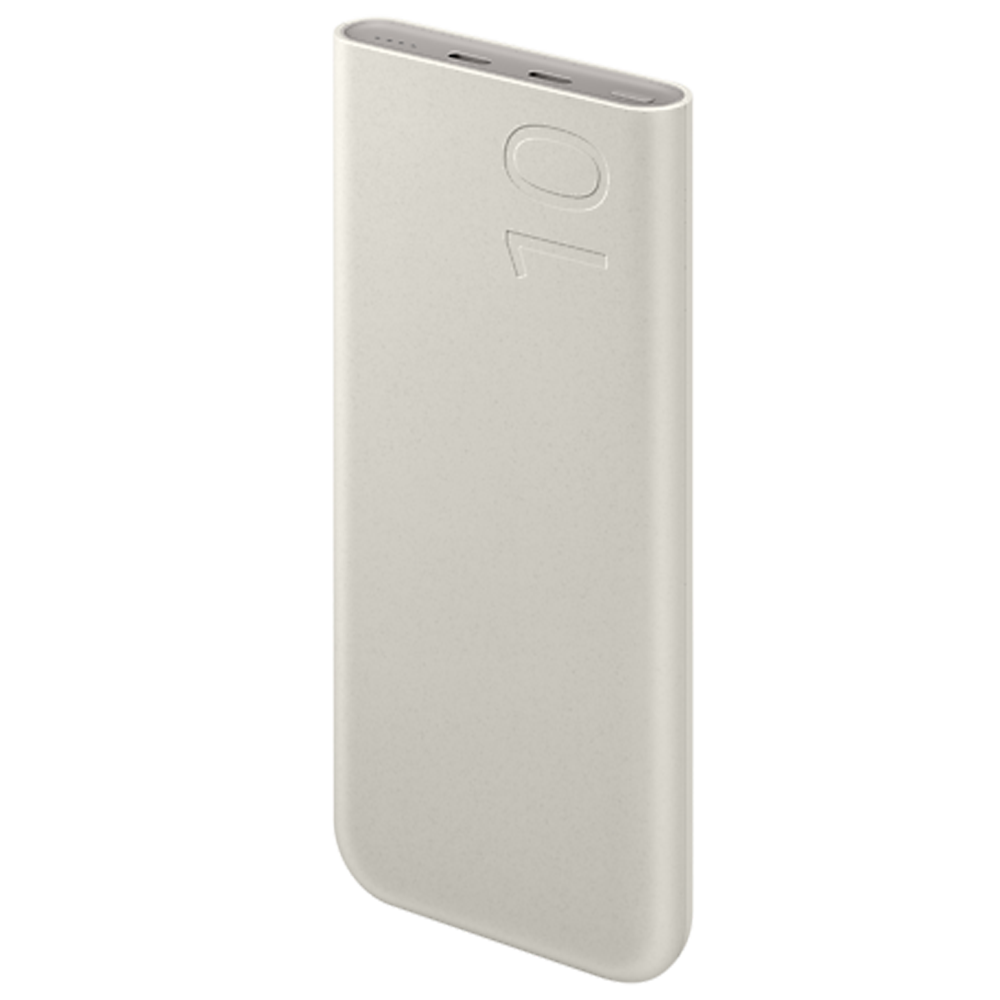 Samsung 25W Super FAST charging  2 x USB-C Port PD 10000mAh Slim Power Bank - Beige