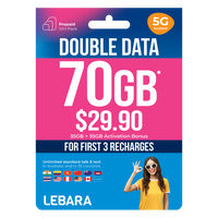 Thumbnail for Lebara $29.90 Starter Pack PrePaid SIM Card