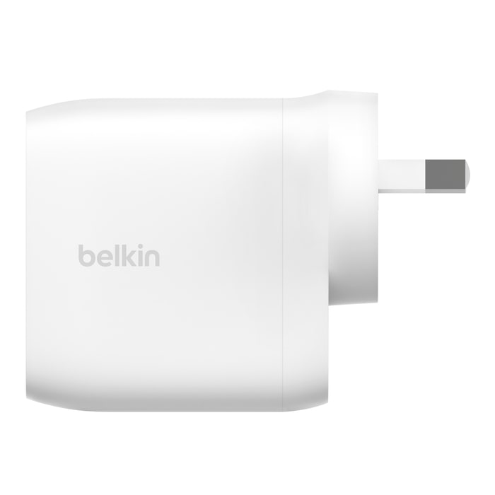 Belkin BoostCharge PRO Dual USB-C Wall Charger with PPS 60W - White