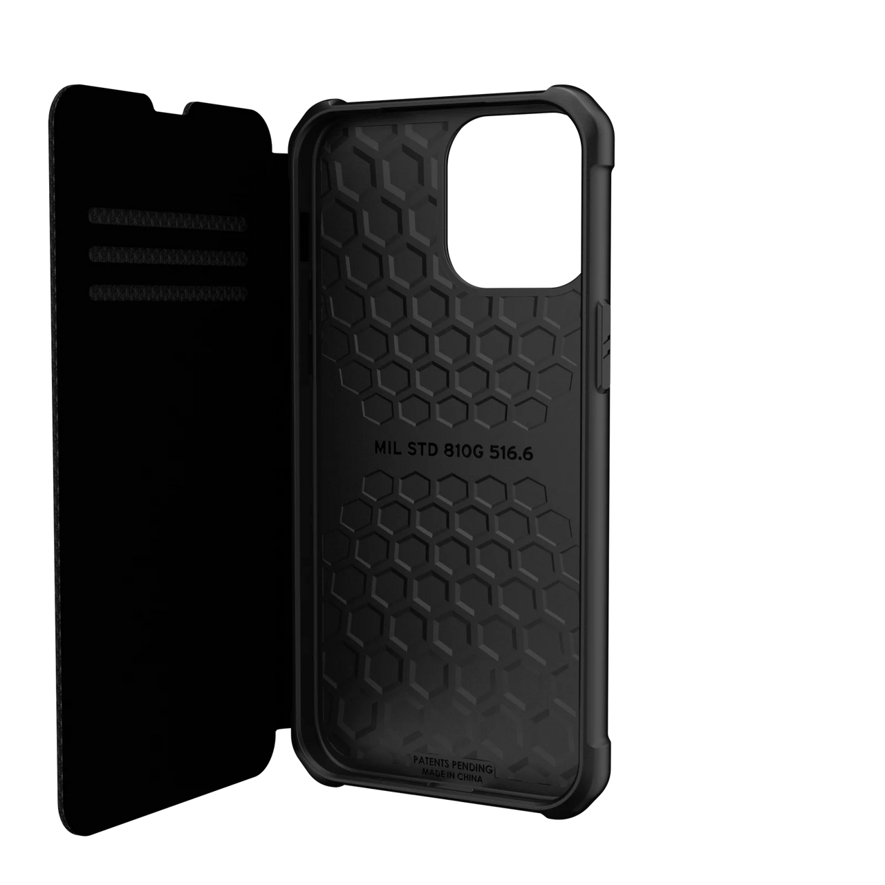 UAG Metropolis Folio 5G Case for iPhone 13 Pro Max - Kevlar Black