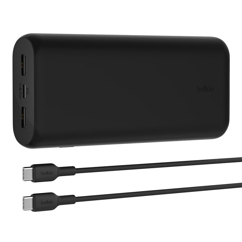 Belkin BoostCharge 20K PD20W Power Bank Compact - Black