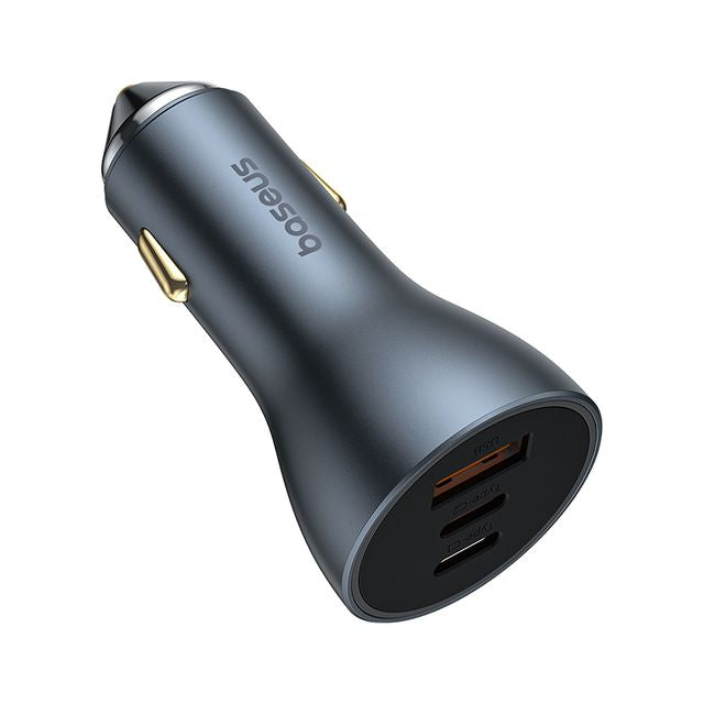 Baseus Golden Contactor Pro GaN Fast Charging Car Charger 65W 2C+U