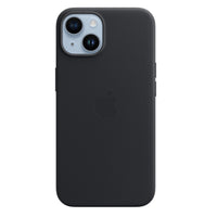 Thumbnail for Apple iPhone 14 Leather Case with MagSafe - Midnight Black