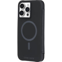 Thumbnail for Case-Mate Wallet Folio MagSafe Case For iPhone 15 Pro Max - Black