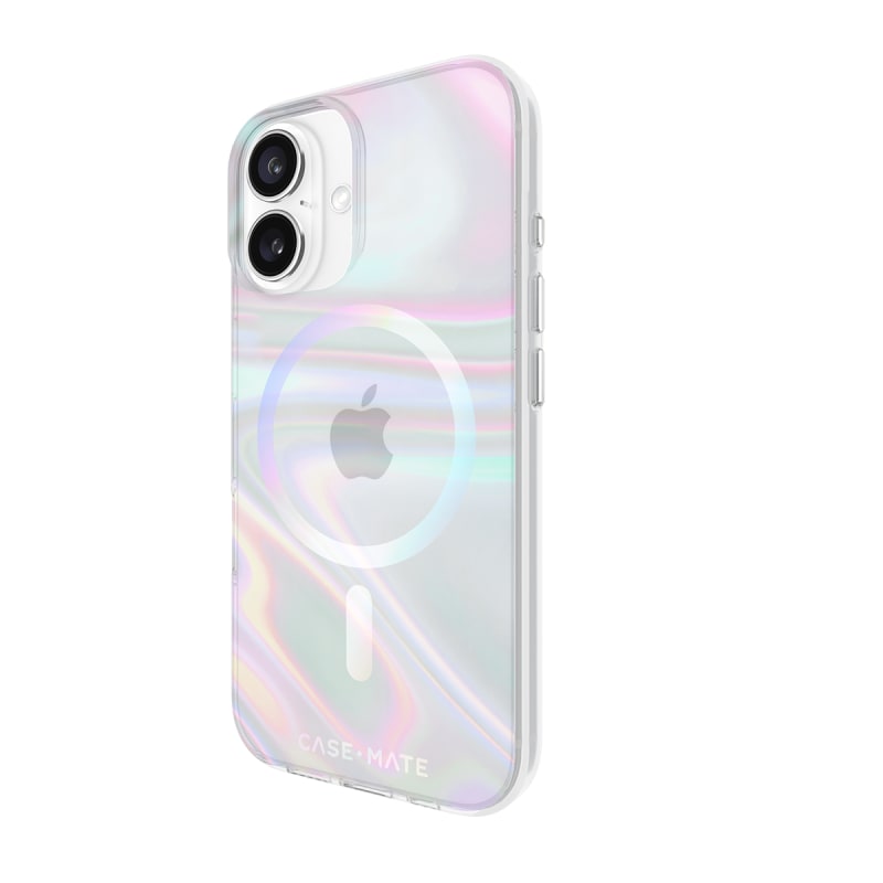 Case-Mate Soap Bubble MagSafe Case for iPhone 16 - Iridescent