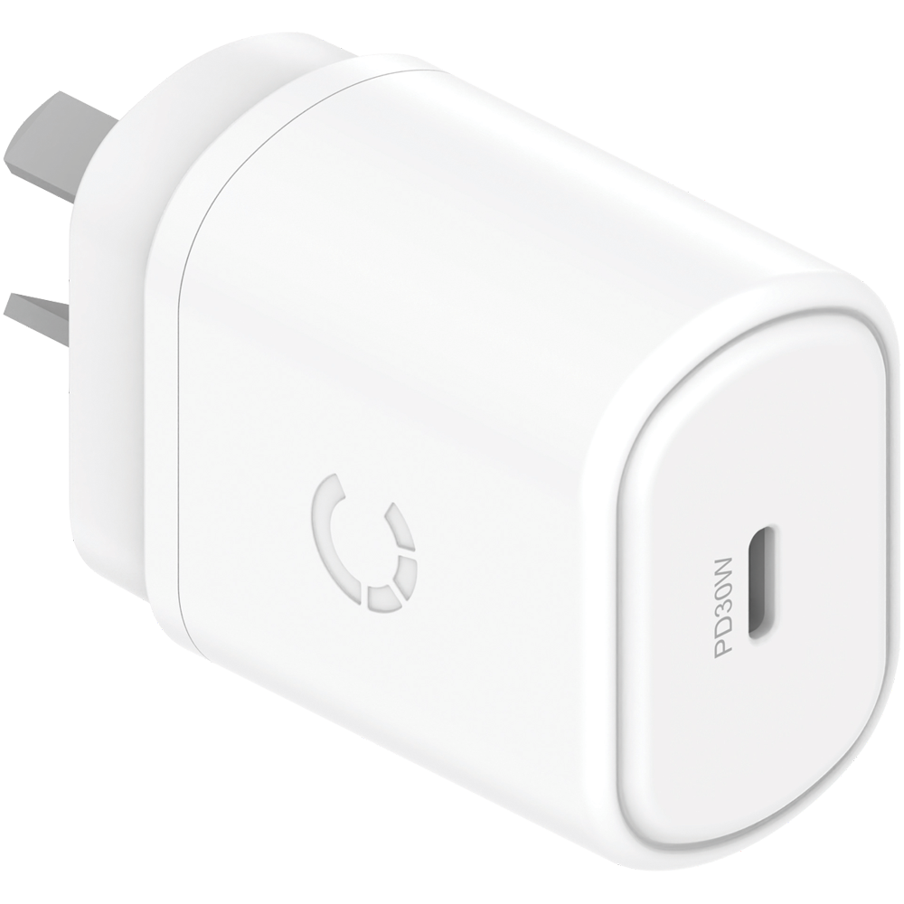 Cygnett 30W USB-C Wall Charger - White