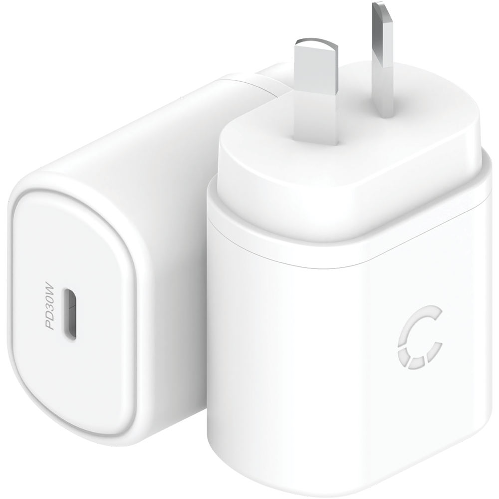 Cygnett 30W USB-C Wall Charger - White