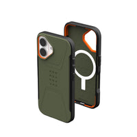 Thumbnail for UAG Civilian Magsafe Back Case for iPhone 16 - Olive Drab