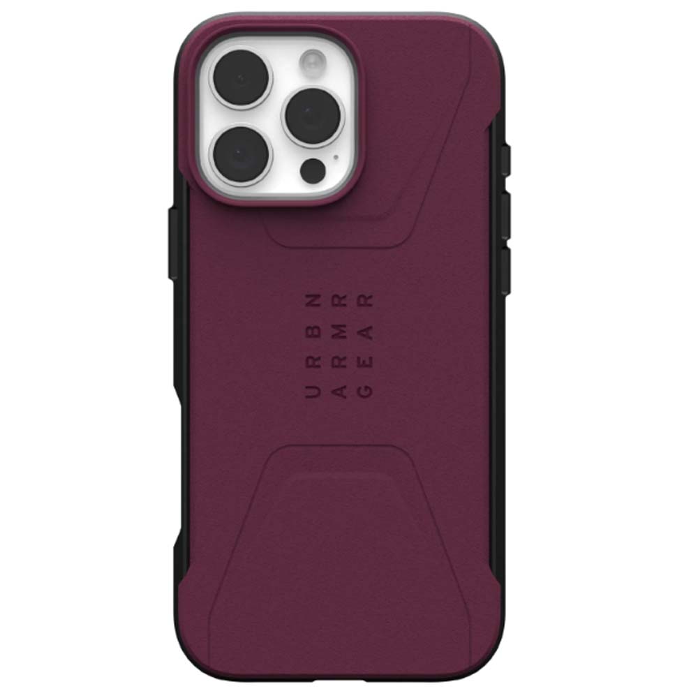 UAG Civilian Magsafe Back Case for iPhone 16 Pro - Bordeaux