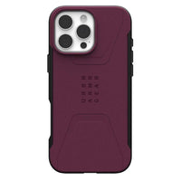 Thumbnail for UAG Civilian Magsafe Back Case for iPhone 16 Pro Max - Bordeaux