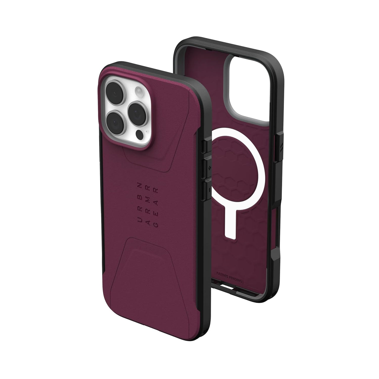 UAG Civilian Magsafe Back Case for iPhone 16 Pro Max - Bordeaux