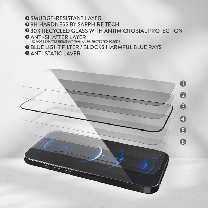EFM TT Sapphire+ Antimicrobial Screen Protector for Galaxy S23