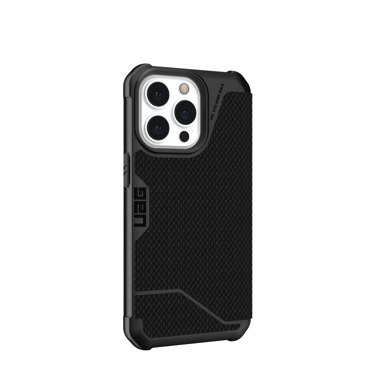 UAG Metropolis Folio 5G Case for iPhone 13 Pro - Kevlar Black