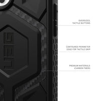 Thumbnail for UAG Monarch Pro Back Case for iPhone 16 Pro - Carbon Fiber