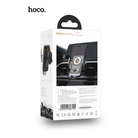 Thumbnail for Hoco HW7 15W Transparent Wireless Fast Charging Air Vent Car Holder - Black