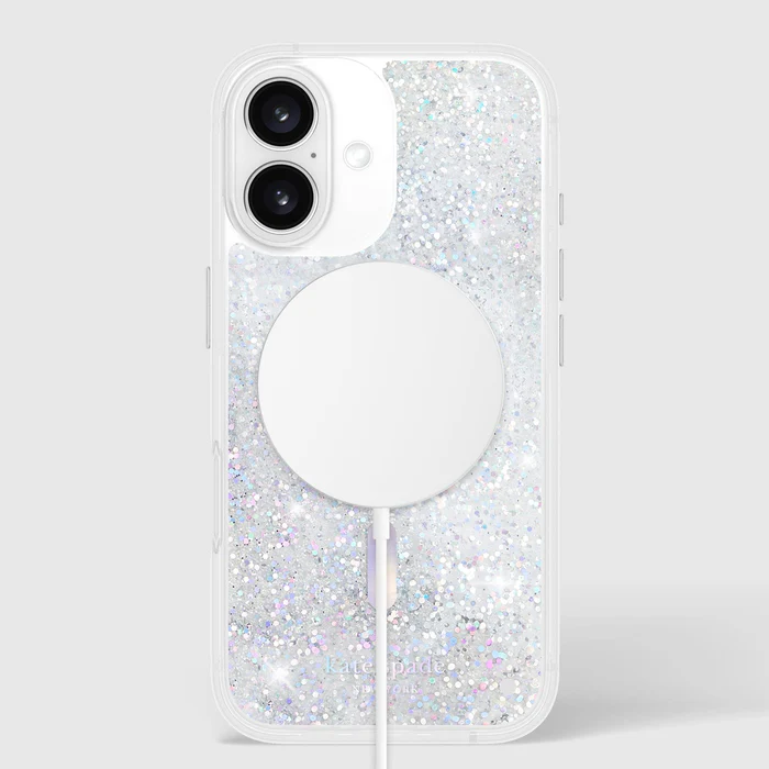 Kate Spade MagSafe Case For iPhone 16 - Liquid Glitter