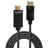 Thumbnail for Lindy DP-HDMI 10.2G Cable 1m - Black