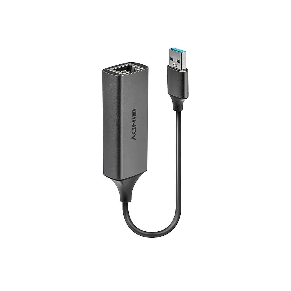 Lindy USB 3.0 Gigabit Ethernet Adaptor - Silver