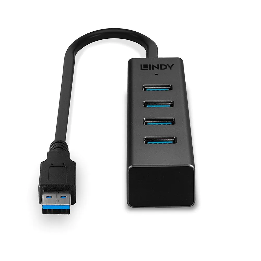 Lindy USB 3.0 Hub 4 Port - Grey