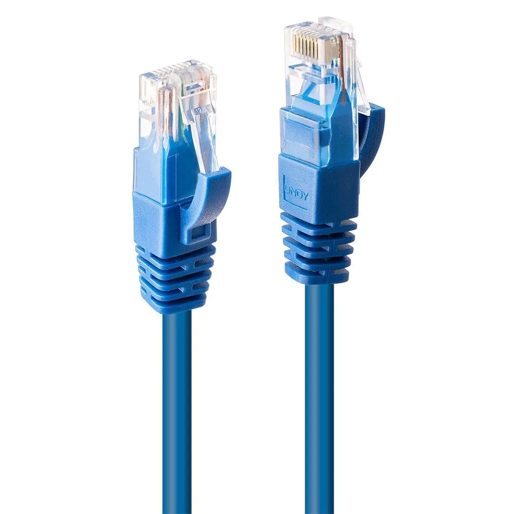 Lindy CAT.6 U/UTP Gigabit Network Cable 10m - Blue