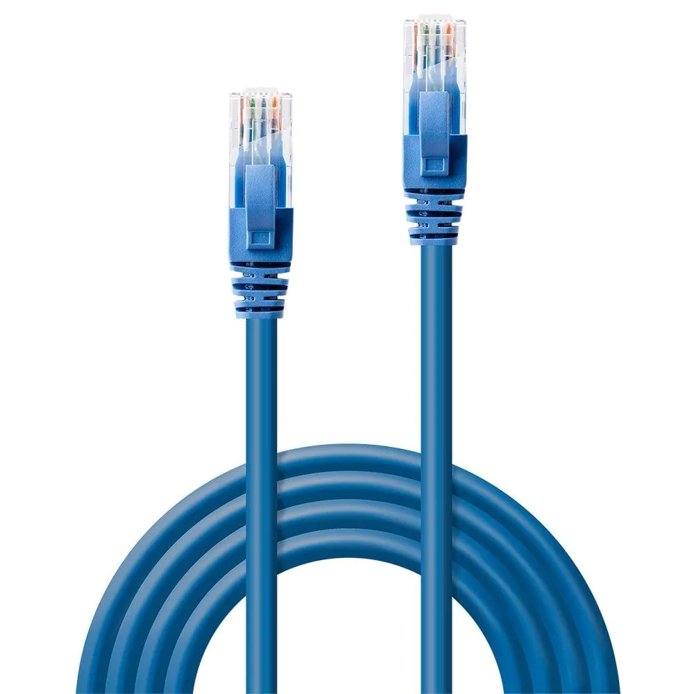 Lindy CAT.6 U/UTP Gigabit Network Cable 10m - Blue