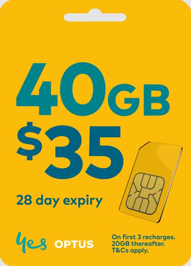 Boost Mobile $35 Prepaid SIM - Telstra 5G Network