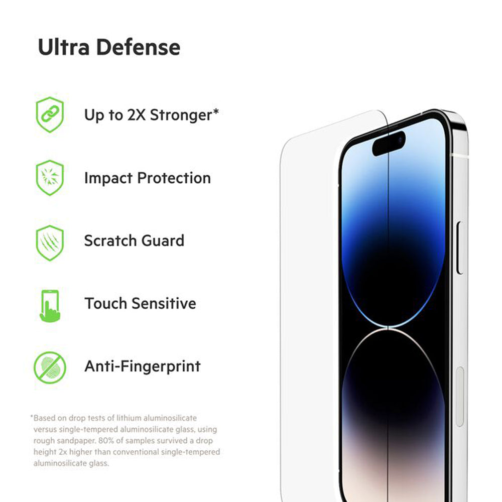 Belkin InvisiGlass Ultra Screen Protector for iPhone 14 Pro