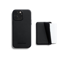 Thumbnail for Bellroy Leather Wallet Mod Case for iPhone 15 Pro Max - Black