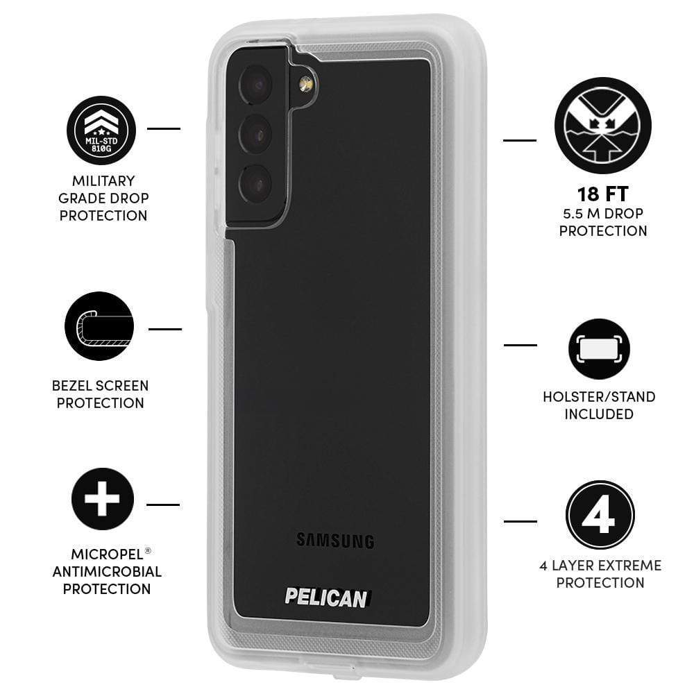 Pelican Voyager for Galaxy S21 Ultra 5G - Clear