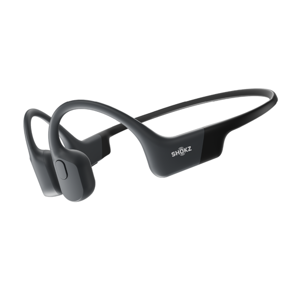 Shokz OpenRun Bone Conduction Open-Ear Endurance Headphones - Black