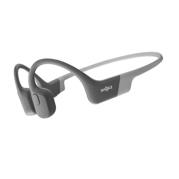 Shokz OpenRun Bone Conduction Open-Ear Endurance Headphones - Grey