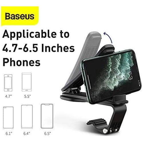 Baseus Big Mouth Pro Car Holder Center Console Mount Car Bracket - Black