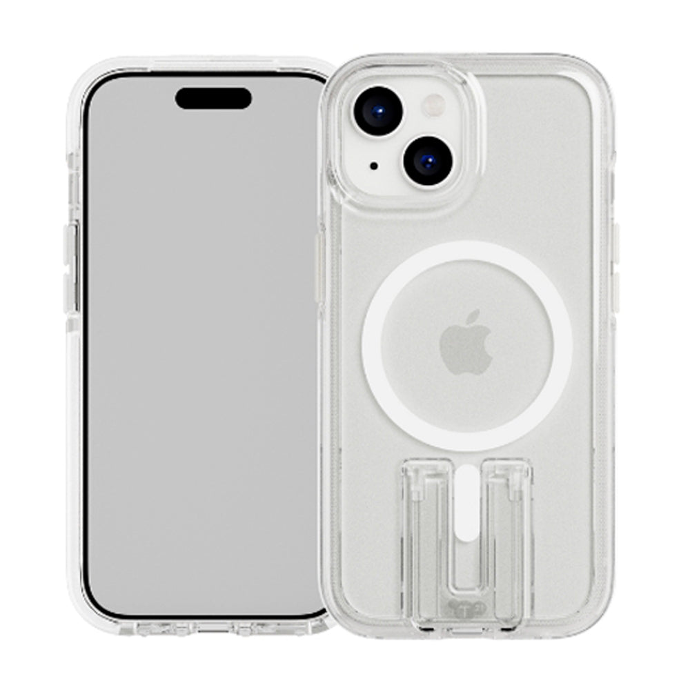 Tech21 Evo Crystal Kick Case with MagSafe for iPhone 15 - White