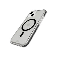 Thumbnail for Tech21 Evo Crystal - Apple iPhone 15 Case MagSafe Compatible - Black