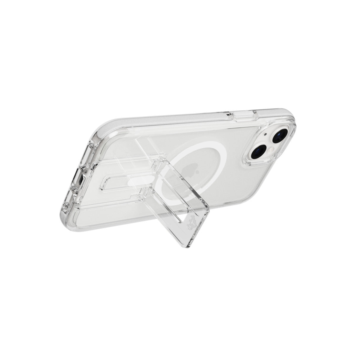 Tech21 Evo Crystal Kick - Apple iPhone 15 Plus Case MagSafe Compatible - White