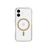 Thumbnail for Tech 21 EvoCrystal MagSafe Case for iPhone 16 - Clear/Gold