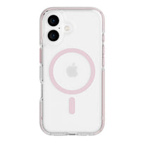 Thumbnail for Tech 21 EvoCrystal MagSafe Case for iPhone 16 - Clear/Pink