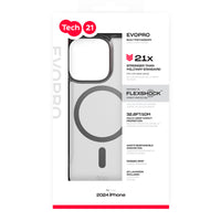 Thumbnail for Tech21 EvoPro MagSafe Case for iPhone 16 Pro - Clear/Black