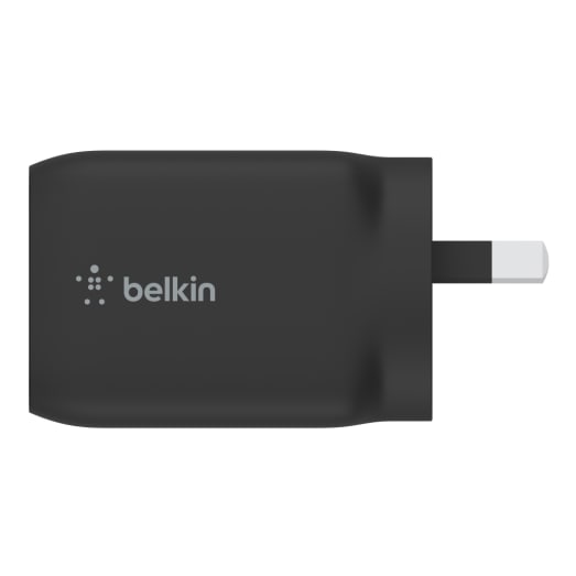 Belkin BoostUp Charge Dual USB-C 65W GaN Wall Charger - Black