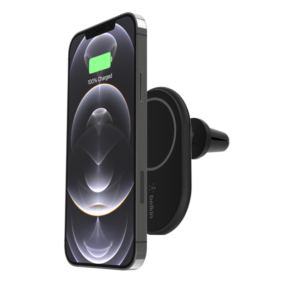 Belkin Boost Charge 10W Magnetic Wireless Car Charger Vent Mount - Black