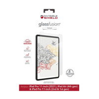 Thumbnail for InvisibleShield Glass Fusion Plus Canvas for iPad Air 4th Gen/iPad 11 Pro - Clear