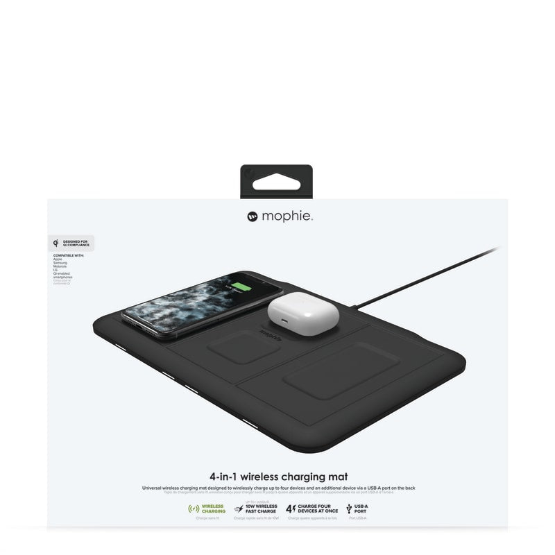 Mophie 4-in-1 Wireless Charging Mat 10W Wireless Charging