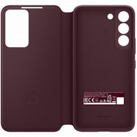 Thumbnail for Samsung Galaxy Smart Clear View Cover for Galaxy S22 - Burgundy