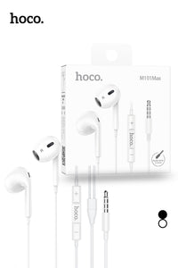 Thumbnail for Hoco M101 Max 3.5mm Earphones - White