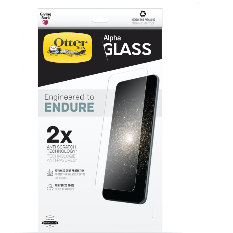 Otterbox Alpha Glass Screen Protector Antimicrobial For iPhone 13 Pro Max (6.7") - Clear