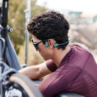 Thumbnail for Shokz OpenRun Pro Premium Bone Conduction Open-Ear Sport Headphones - Blue