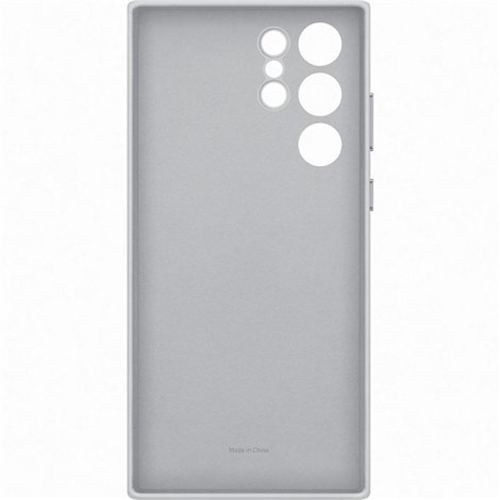 Samsung Leather Cover for Galaxy S22 Ultra - Grey